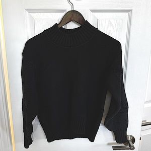 Everlane texture cotton cable sweater size M